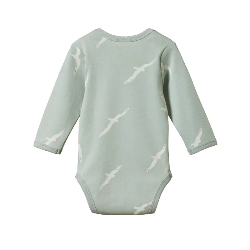Nature Baby LS Bodysuit - Flying Albatross