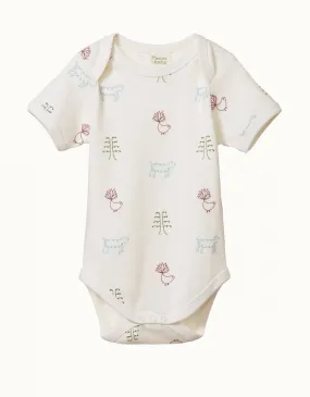 Nature Baby S/S Bodysuit Nature Print