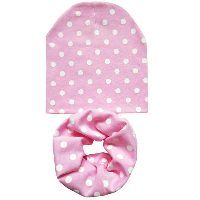 New Baby Hat Autumn  Baby Cap with Scarf