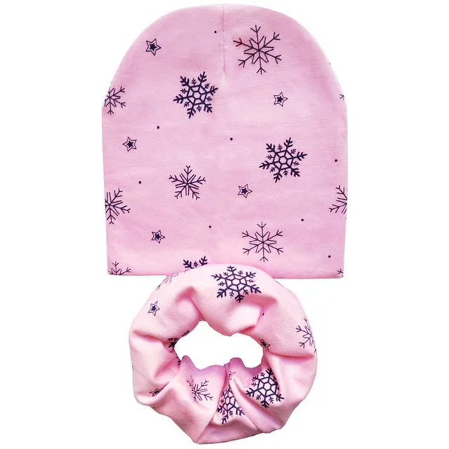 New Baby Hat Autumn  Baby Cap with Scarf