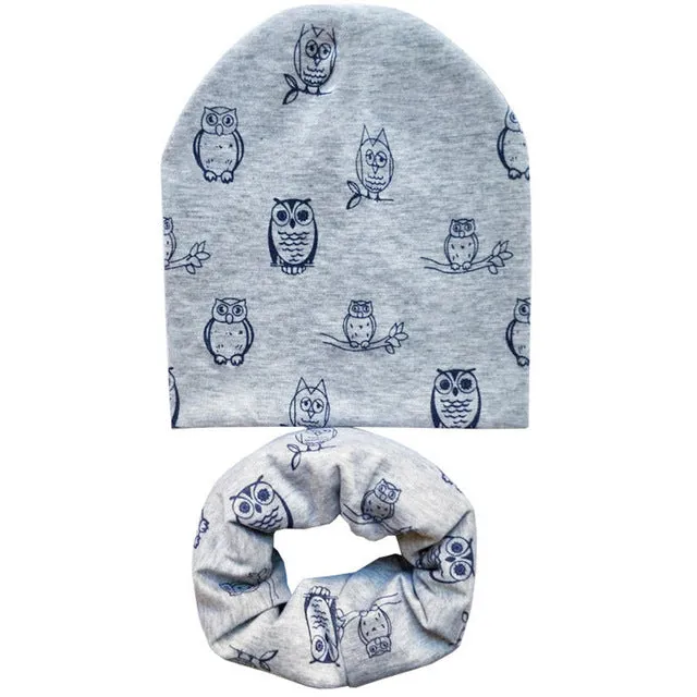 New Baby Hat Autumn  Baby Cap with Scarf