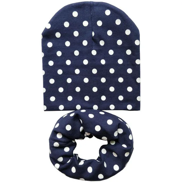New Baby Hat Autumn  Baby Cap with Scarf