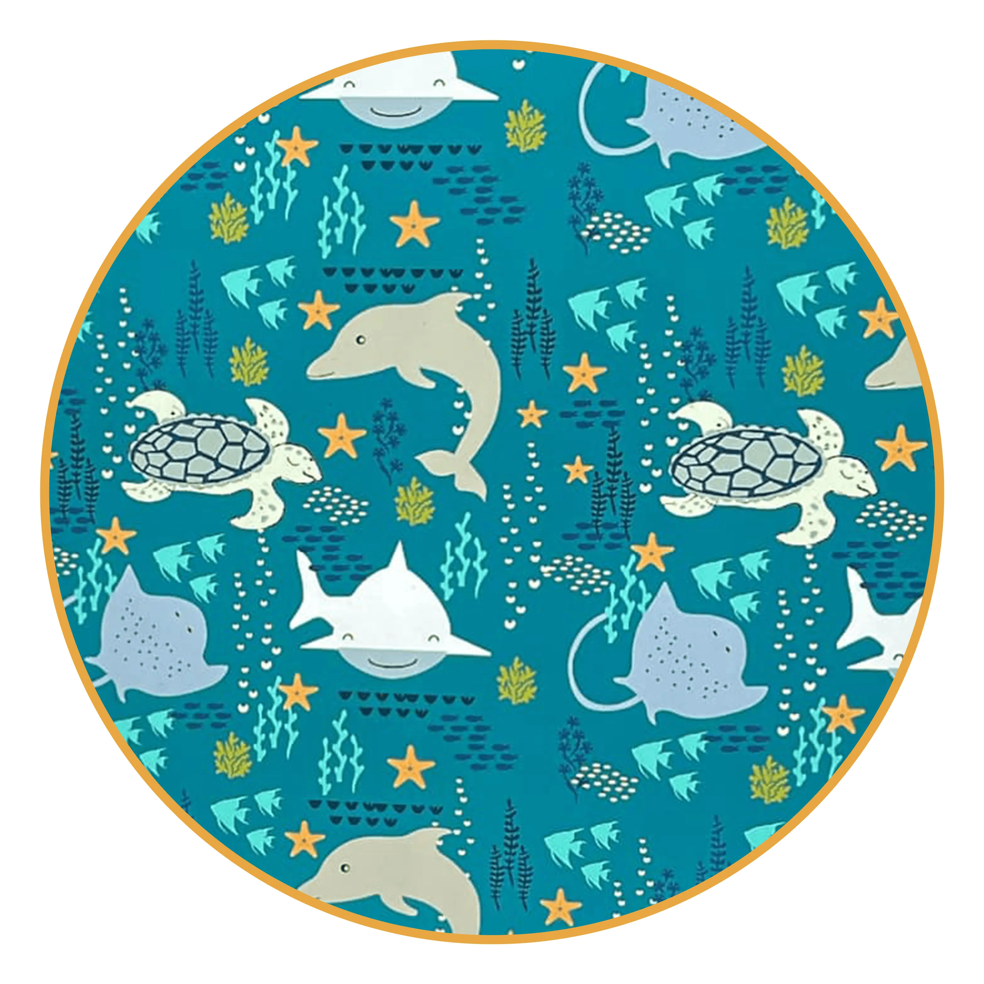 Ocean Friends Bamboo Headband Bow