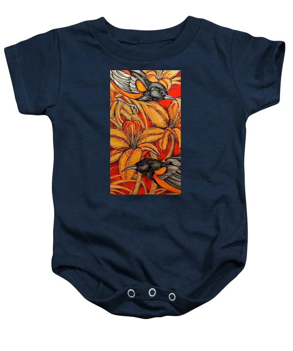 Oriole Pair - Baby Onesie