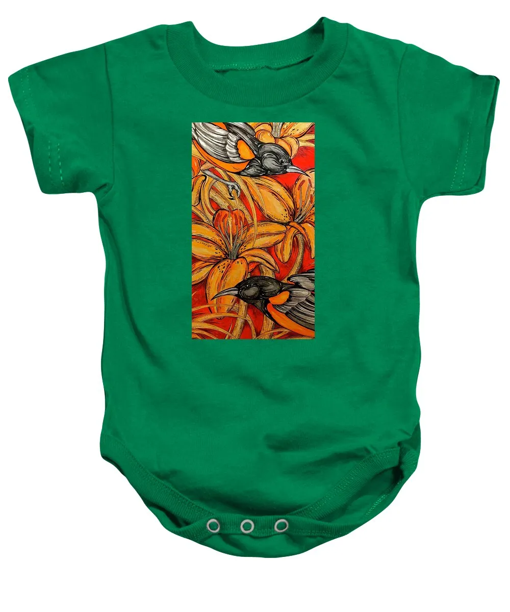 Oriole Pair - Baby Onesie