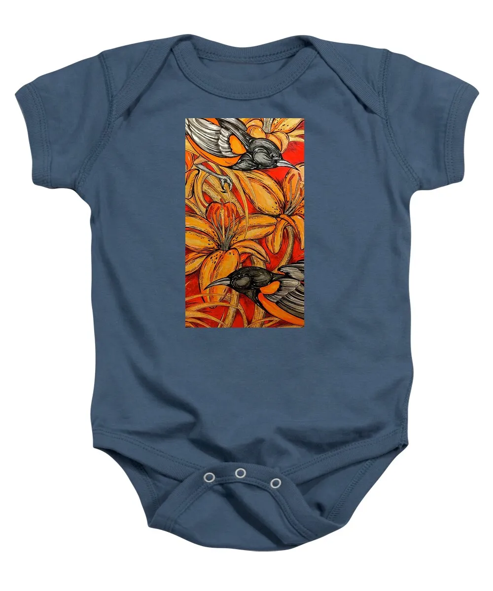 Oriole Pair - Baby Onesie