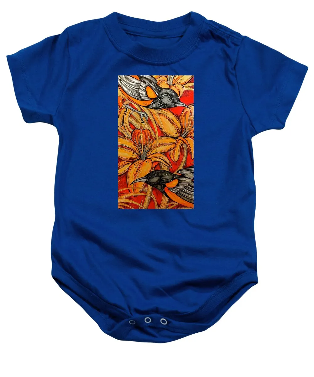 Oriole Pair - Baby Onesie