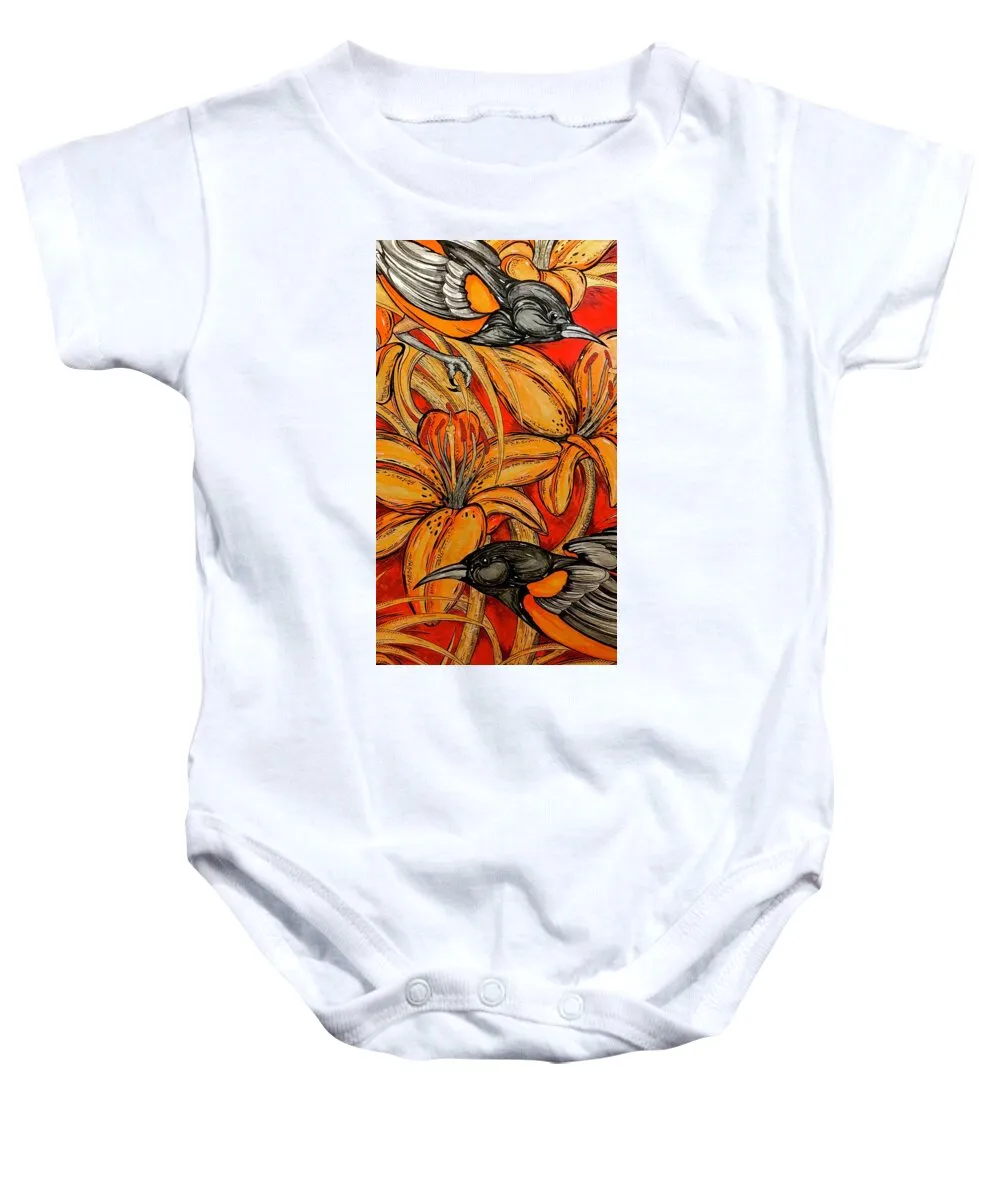 Oriole Pair - Baby Onesie