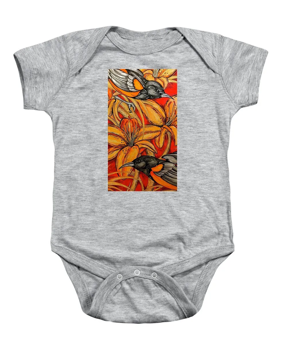Oriole Pair - Baby Onesie