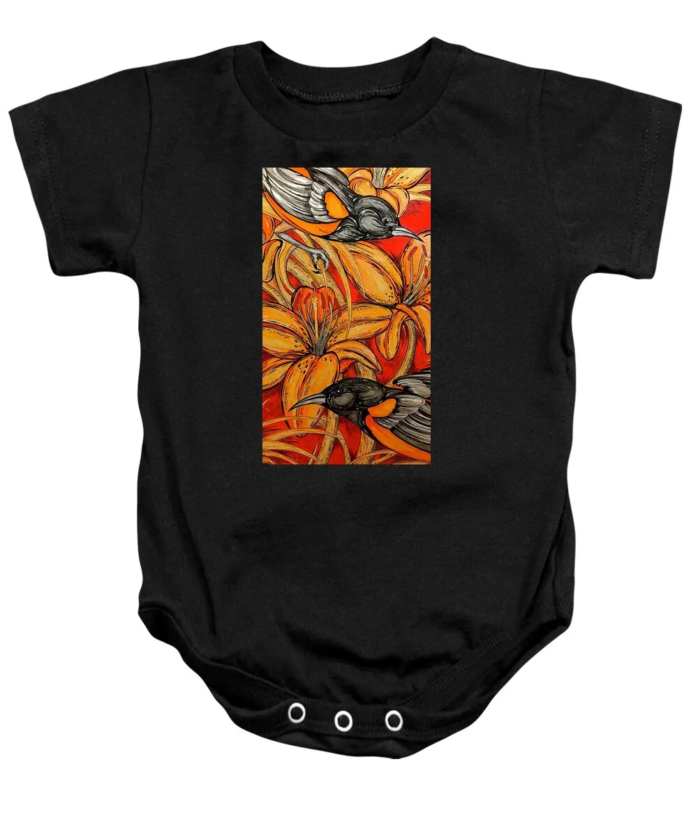 Oriole Pair - Baby Onesie