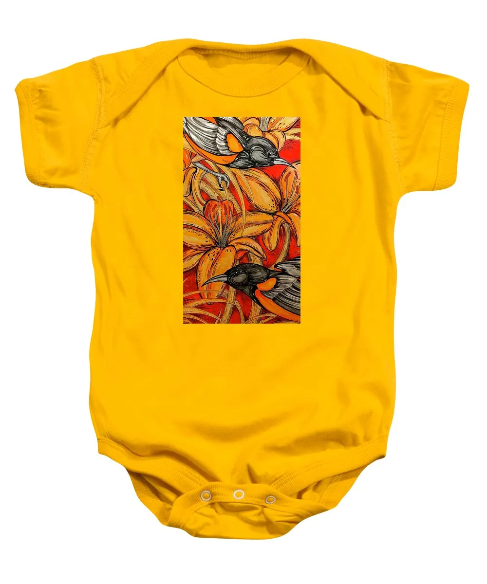 Oriole Pair - Baby Onesie