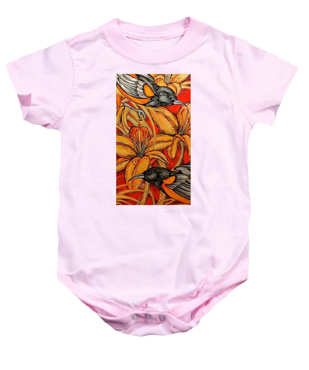 Oriole Pair - Baby Onesie