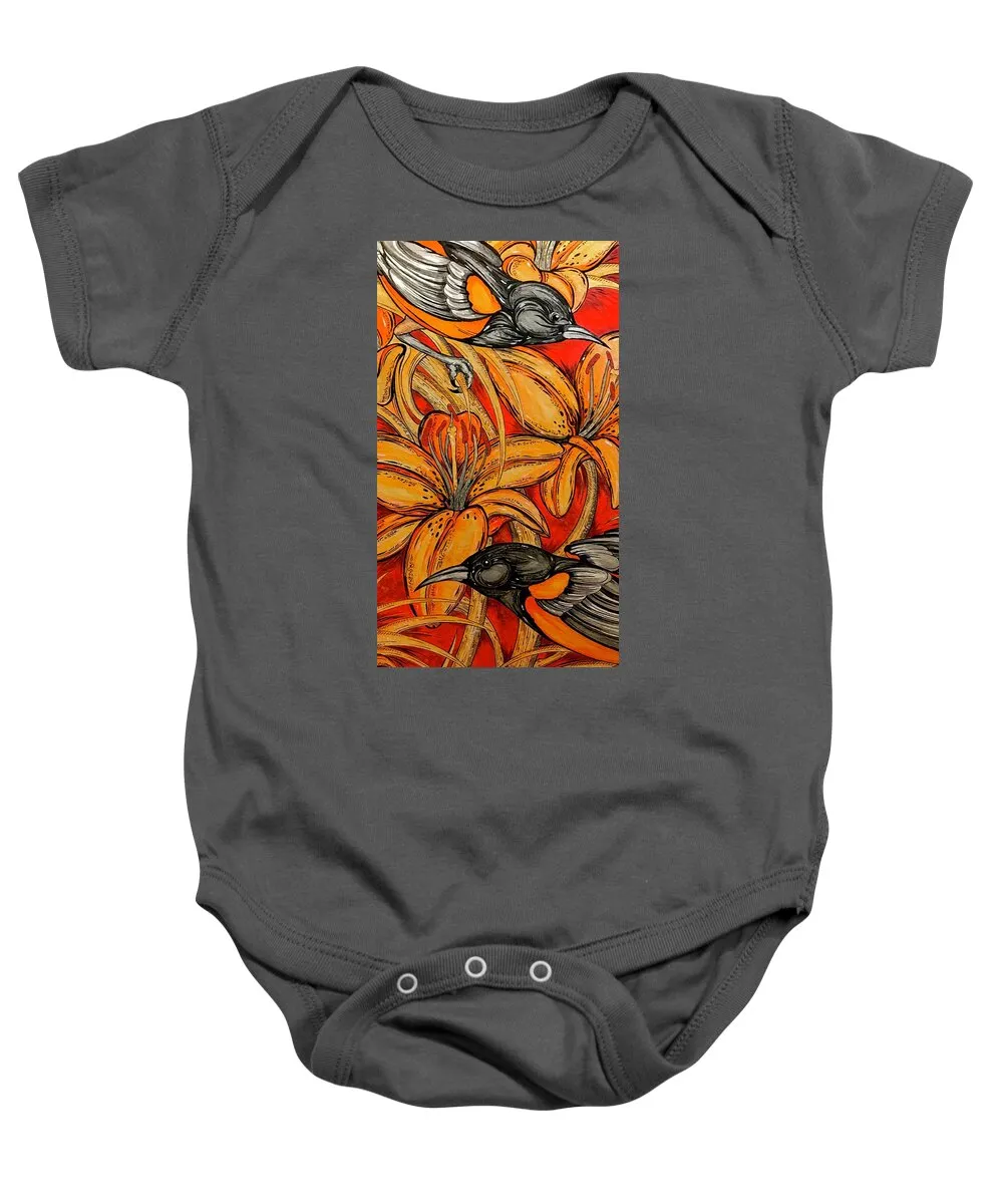 Oriole Pair - Baby Onesie