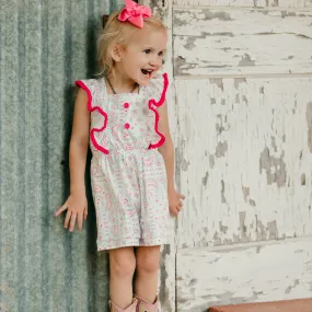 Paisley Shorts Romper Toddler (2T-5T)
