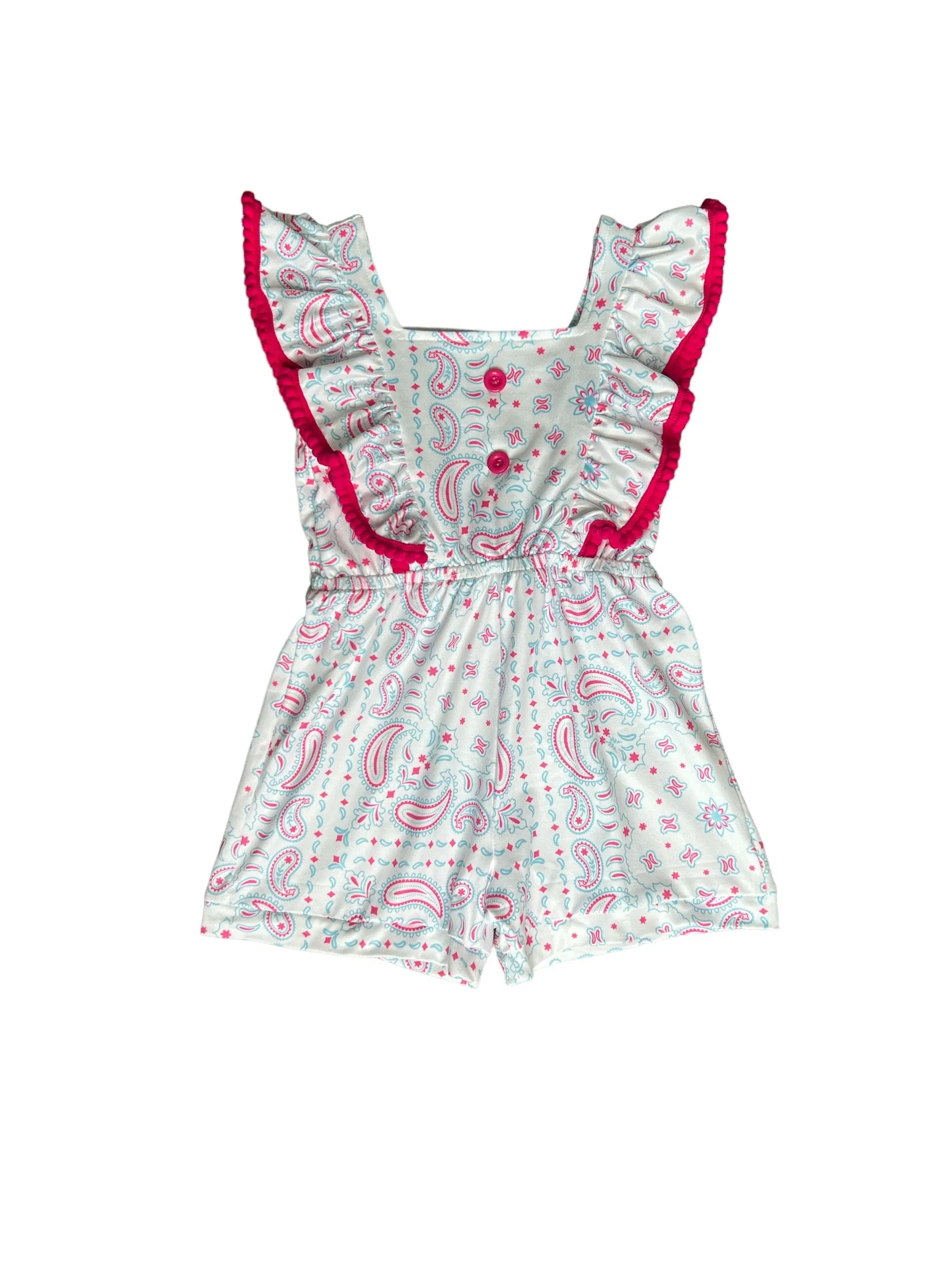 Paisley Shorts Romper Toddler (2T-5T)