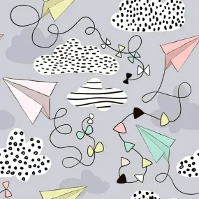 Paper Planes Oeko Tex Jersey