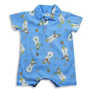 Pepper Toes by Baby Lulu - Baby Boys Short Sleeve Romper
