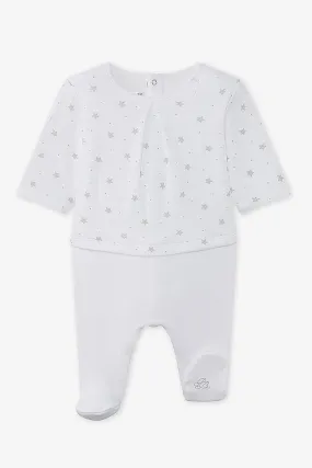 Petit Bateau Star Velour Footie