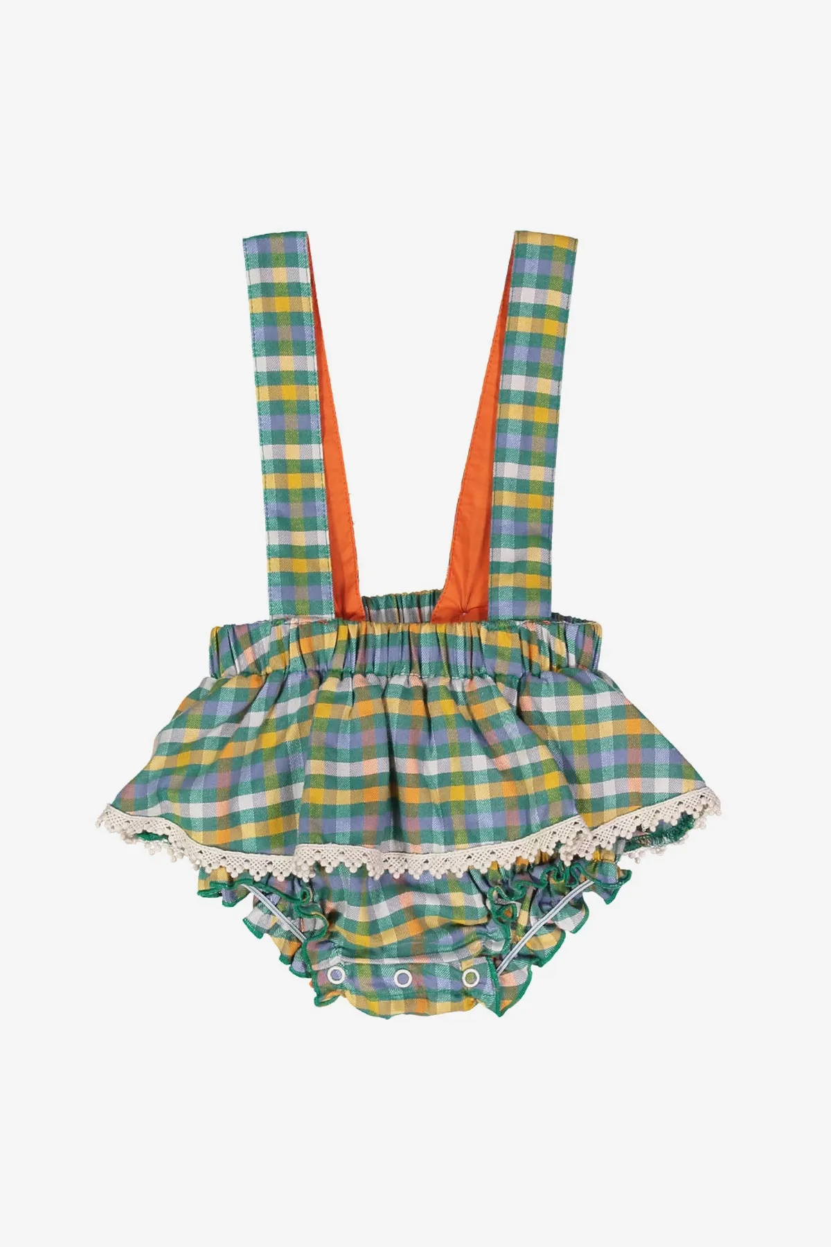Pink Chicken Pia Pinafore Baby Set