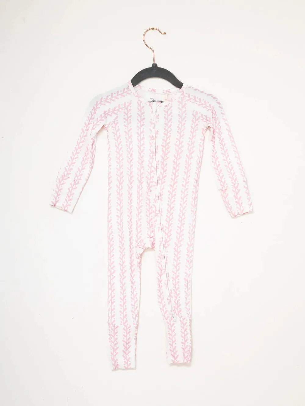 Pink Sweet Vine Sleep Romper