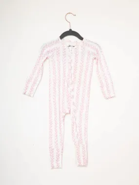 Pink Sweet Vine Sleep Romper