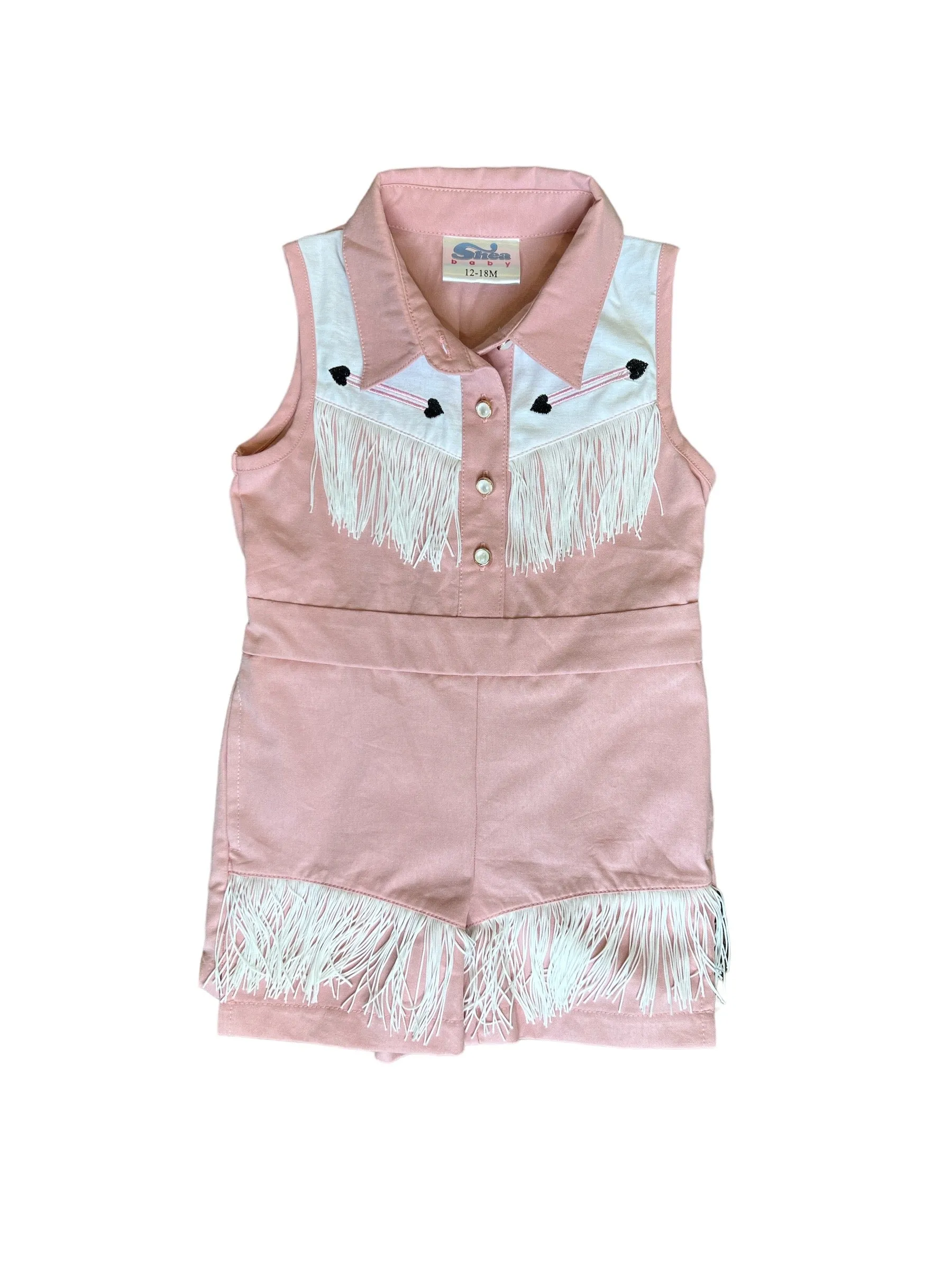 Pink Vintage Romper Toddler (2T-5T)