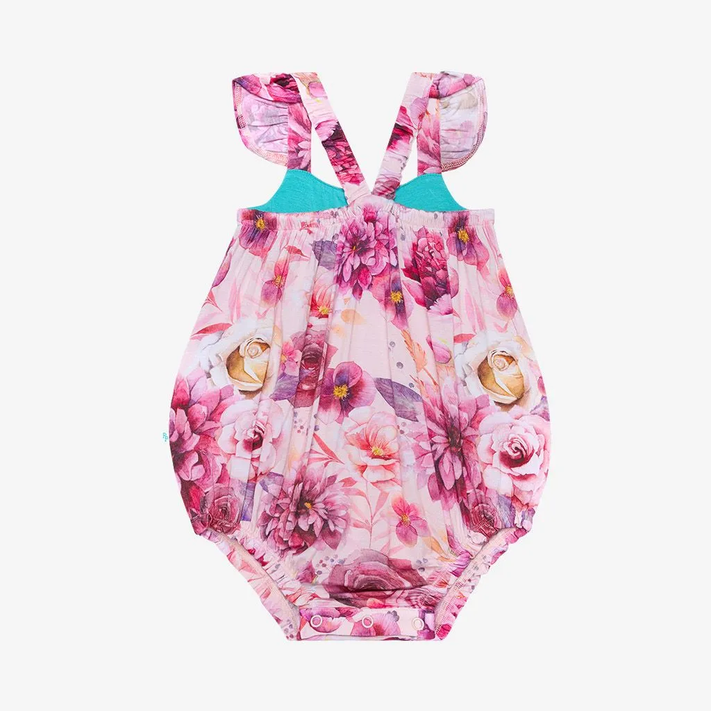 Posh Peanut Ruffled Cap Sleeve Bubble - Amira