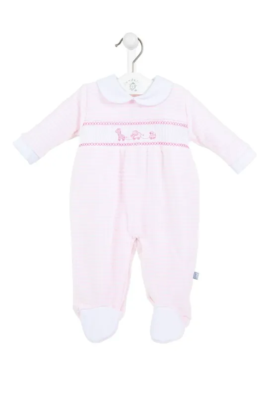 Pull Along Toys Smock Velour Sleepsuit