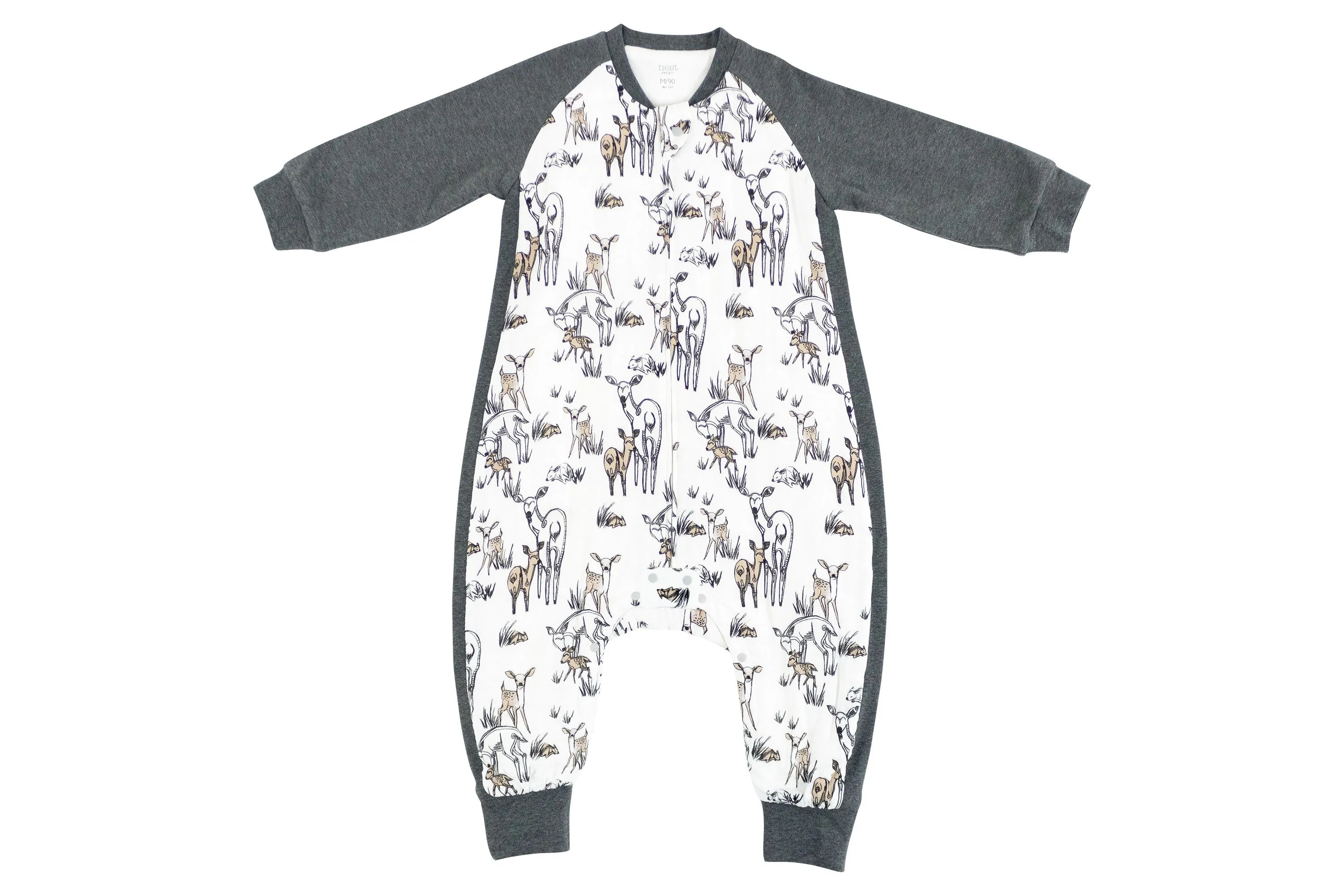 Raglan Bamboo Long Sleeve Sleep Suit 2.5 TOG