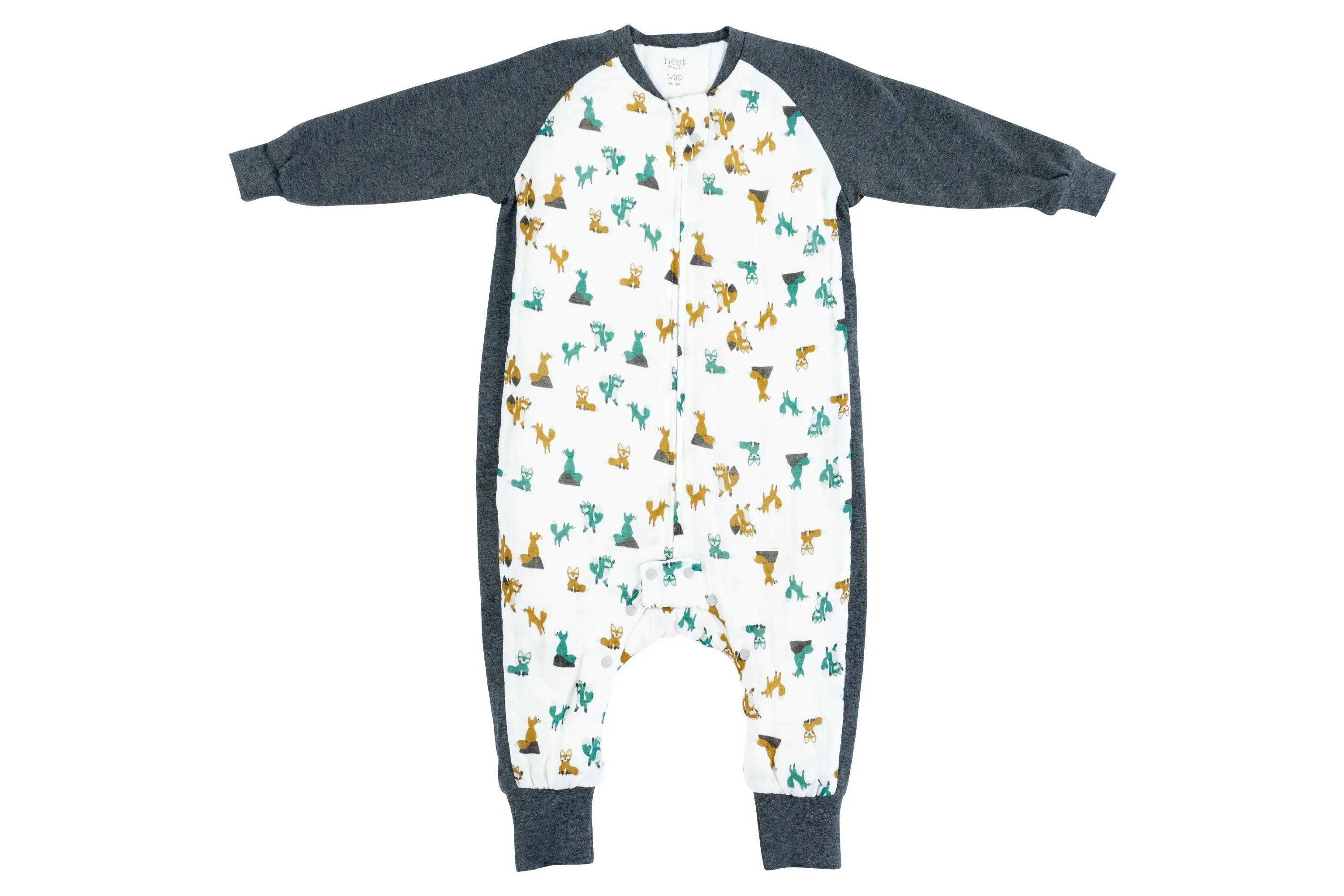 Raglan Bamboo Long Sleeve Sleep Suit 2.5 TOG