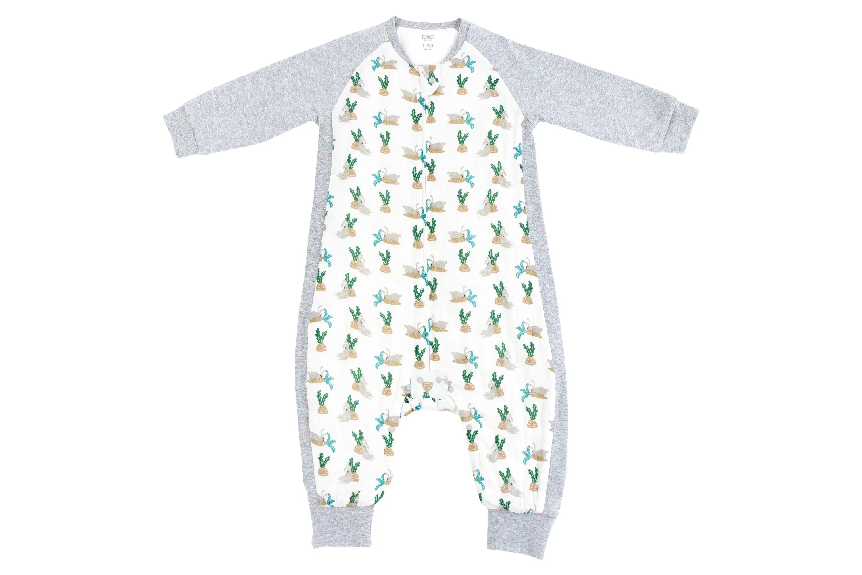 Raglan Bamboo Long Sleeve Sleep Suit 2.5 TOG