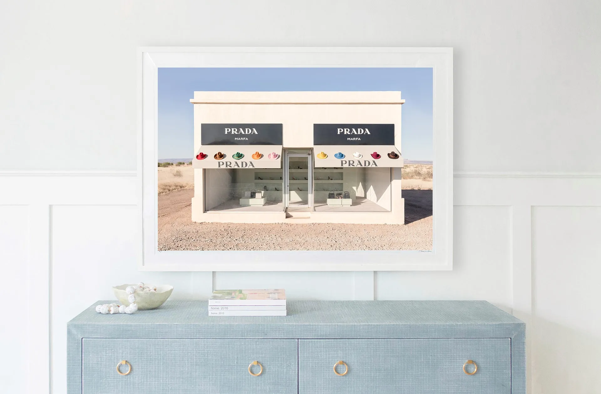 Rainbow Cowboy Hats II, Prada Marfa