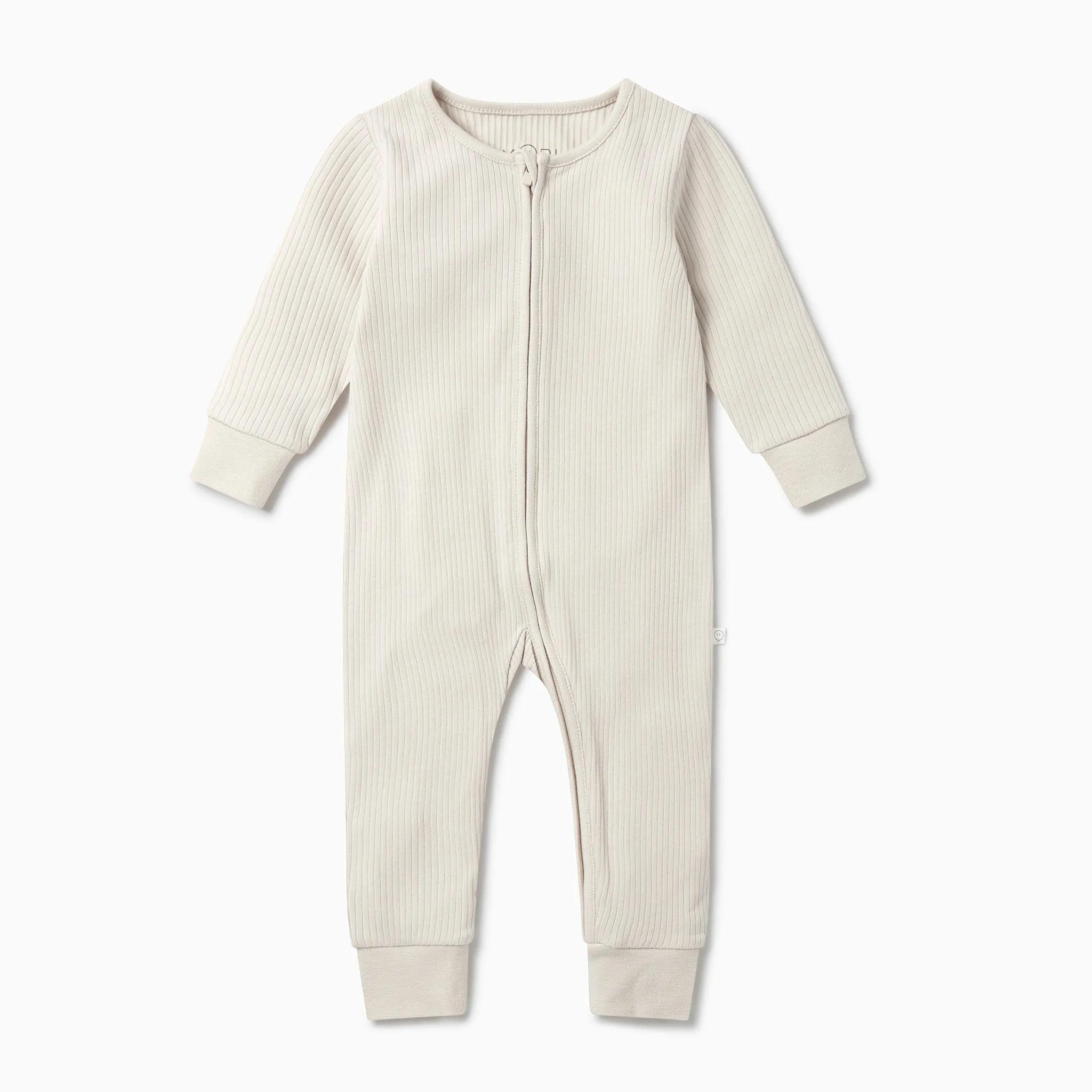 Ribbed Clever Zip Sleepsuit
