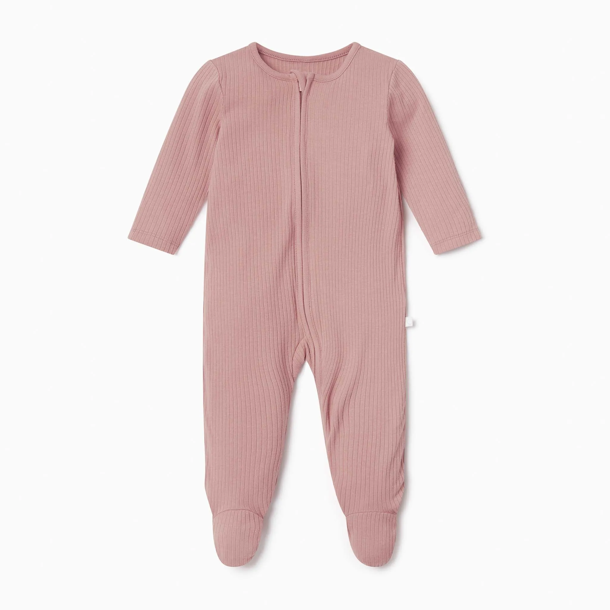 Ribbed Clever Zip Sleepsuit