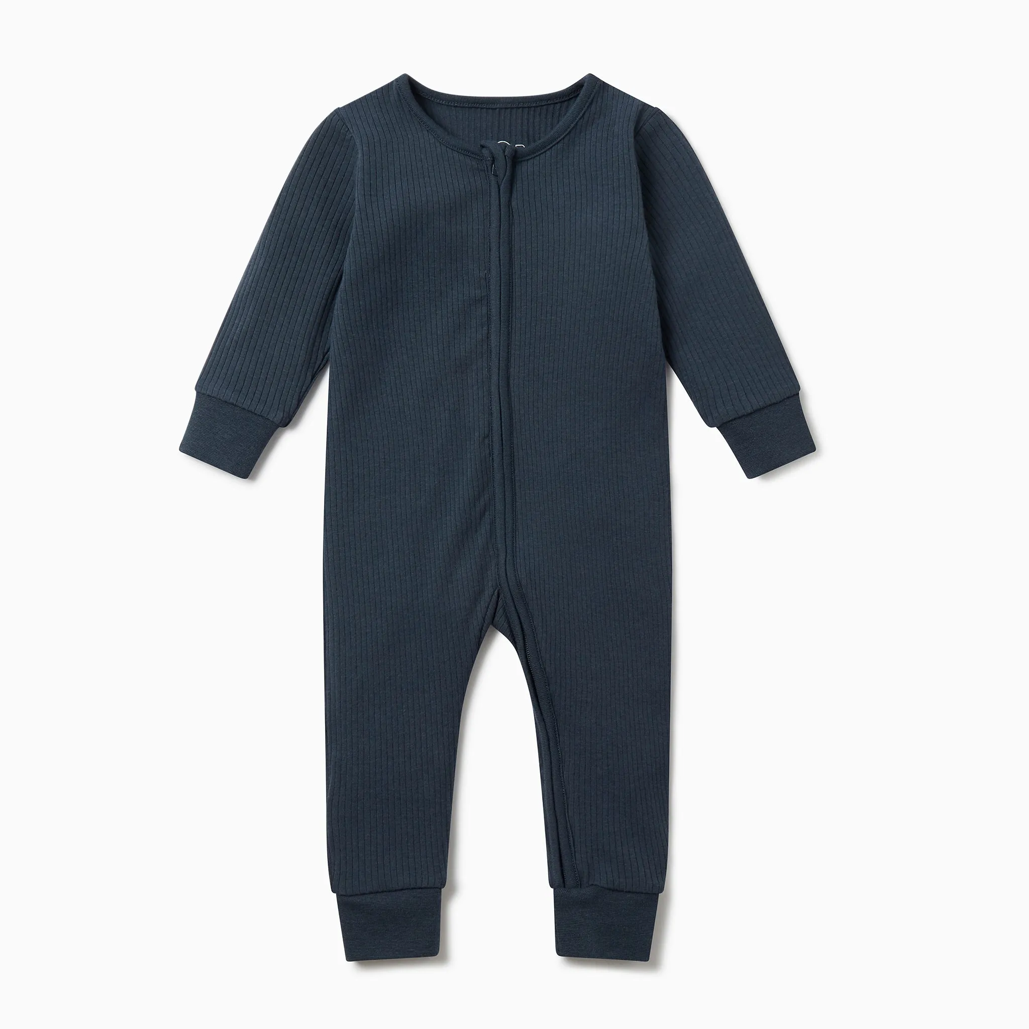 Ribbed Clever Zip Sleepsuit