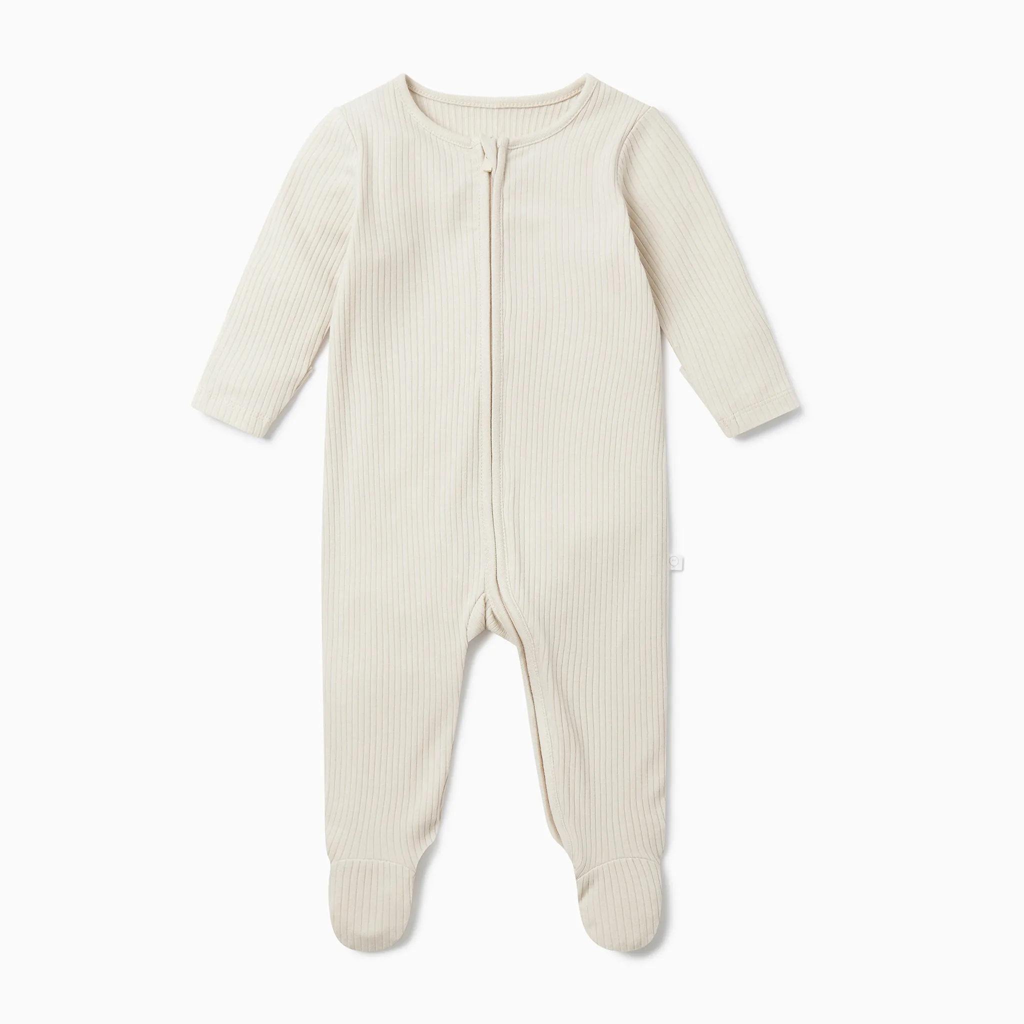 Ribbed Clever Zip Sleepsuit