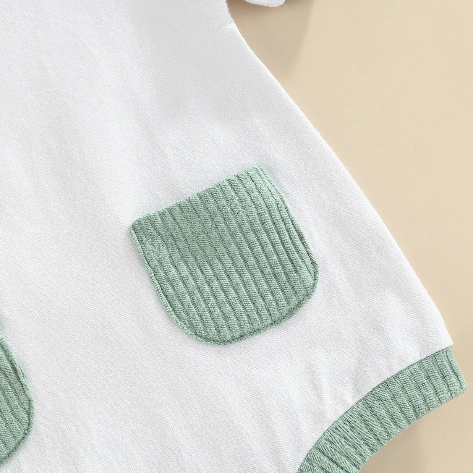 Ribbed Patchwork Jumper 0-12M