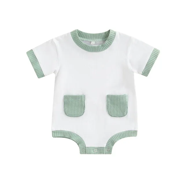 Ribbed Patchwork Jumper 0-12M
