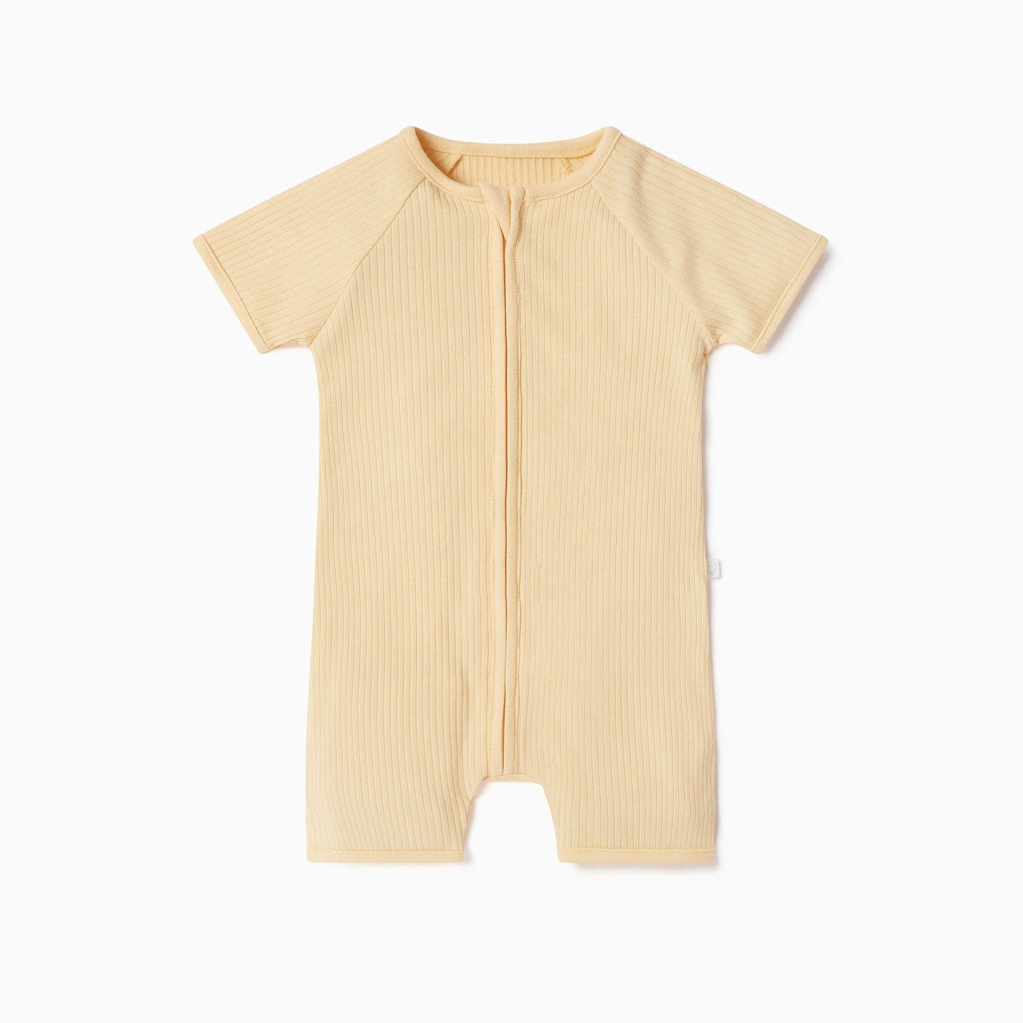Ribbed Zip Summer Sleepsuit