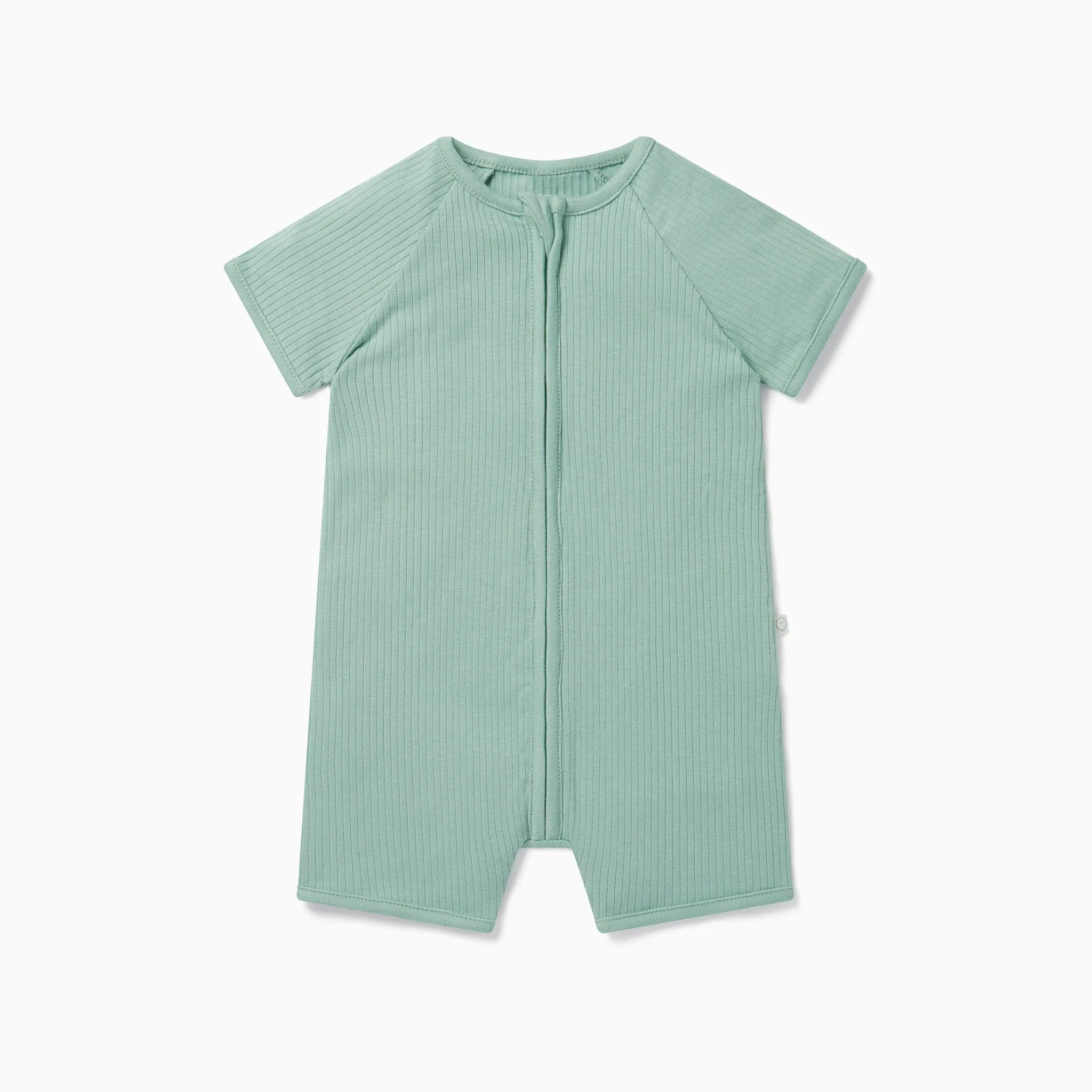 Ribbed Zip Summer Sleepsuit
