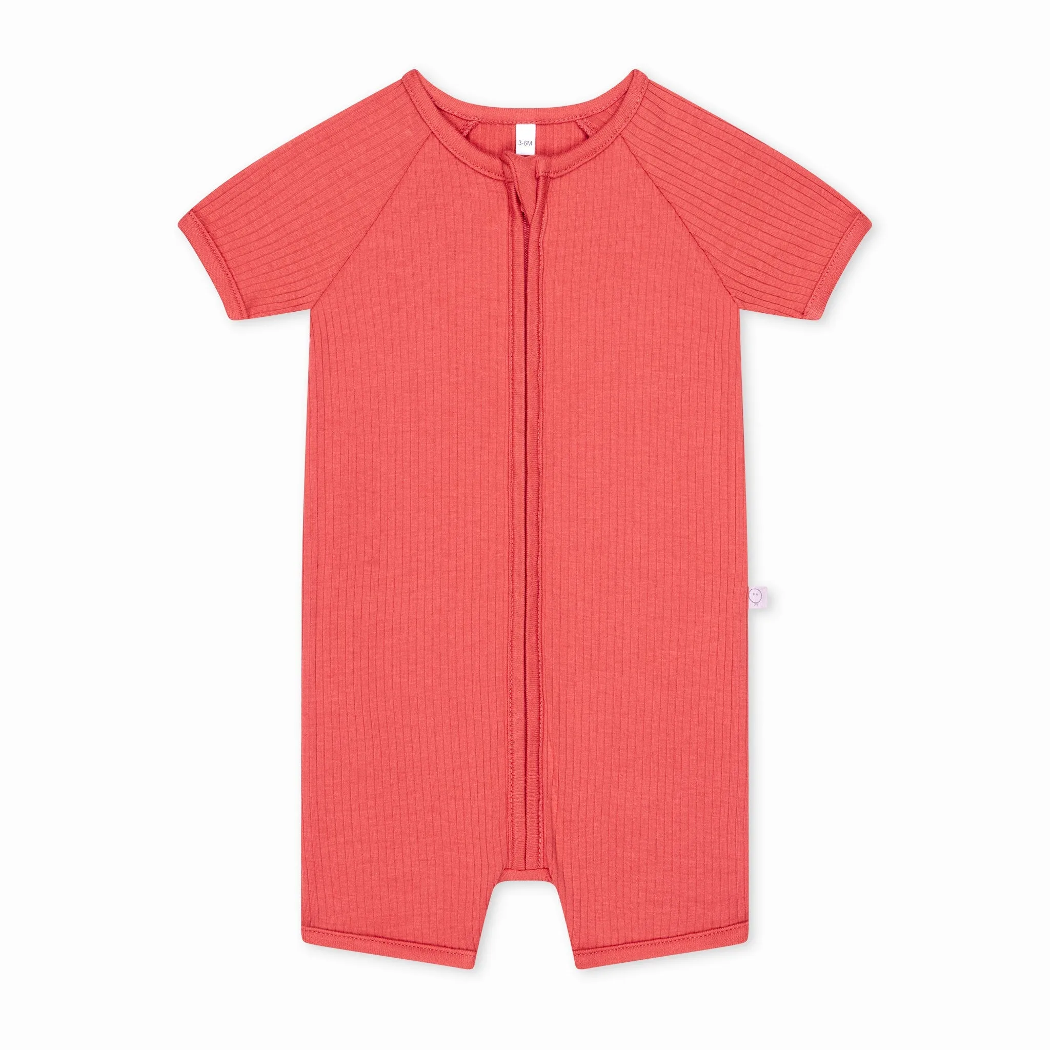 Ribbed Zip Summer Sleepsuit