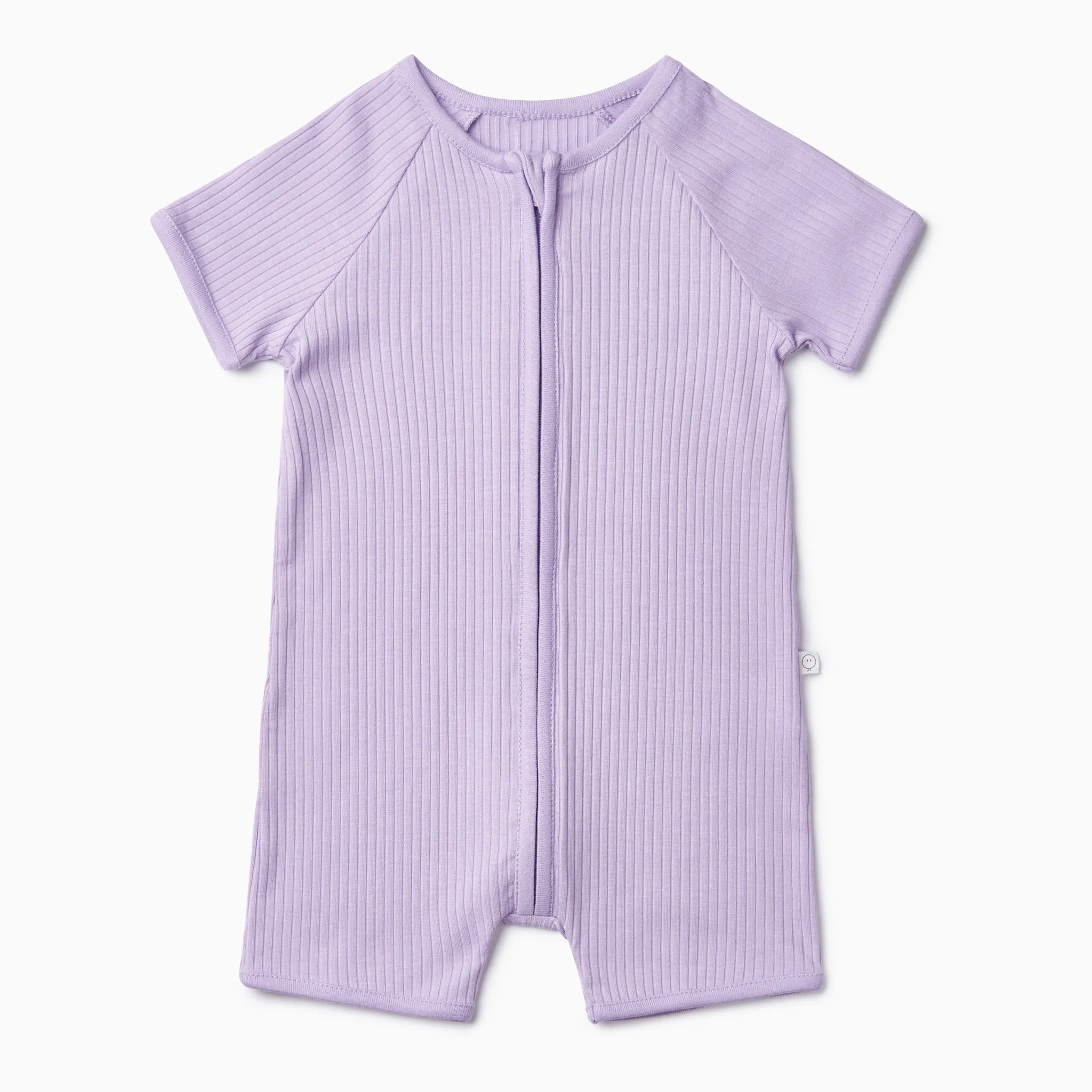 Ribbed Zip Summer Sleepsuit