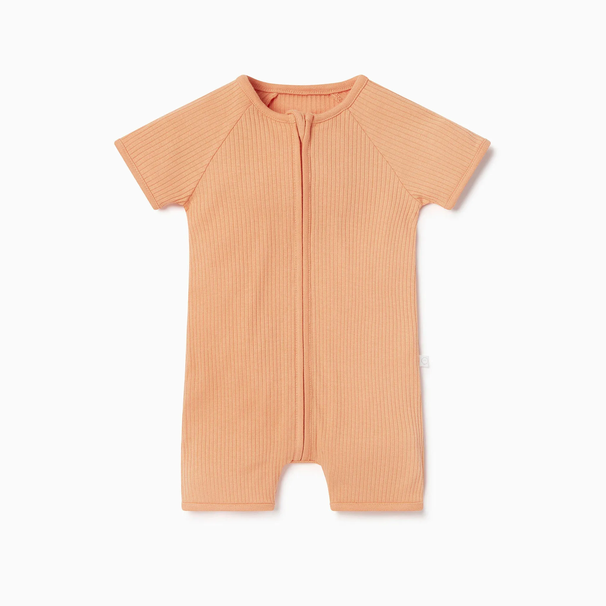 Ribbed Zip Summer Sleepsuit