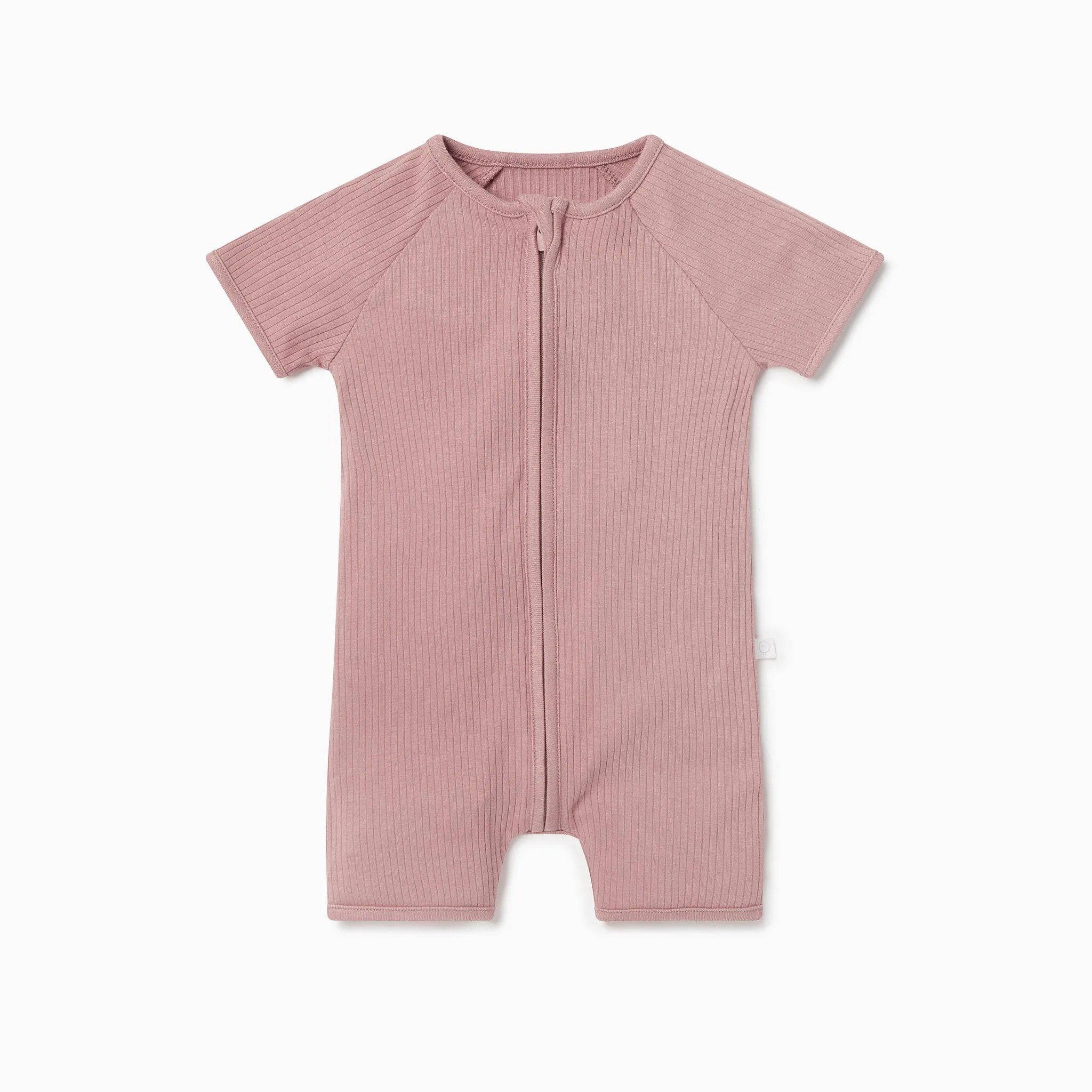 Ribbed Zip Summer Sleepsuit