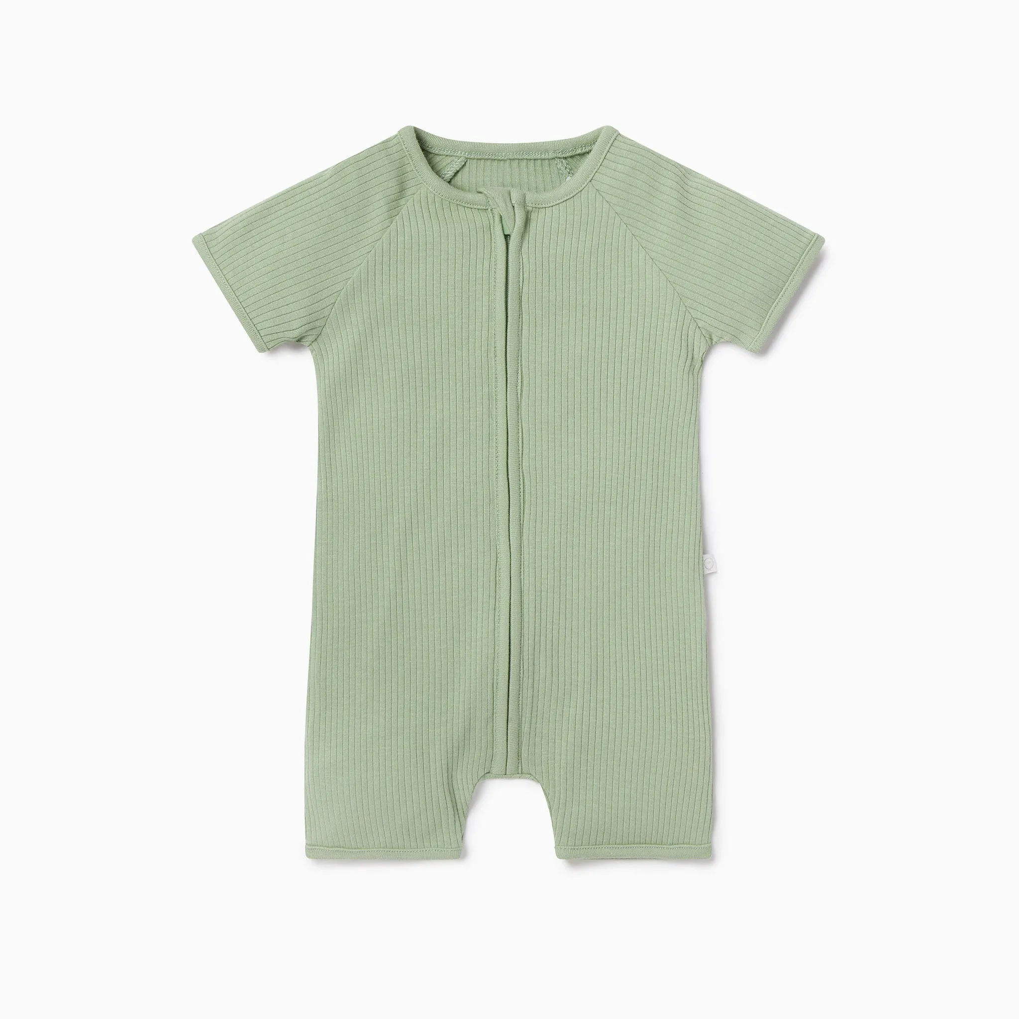 Ribbed Zip Summer Sleepsuit