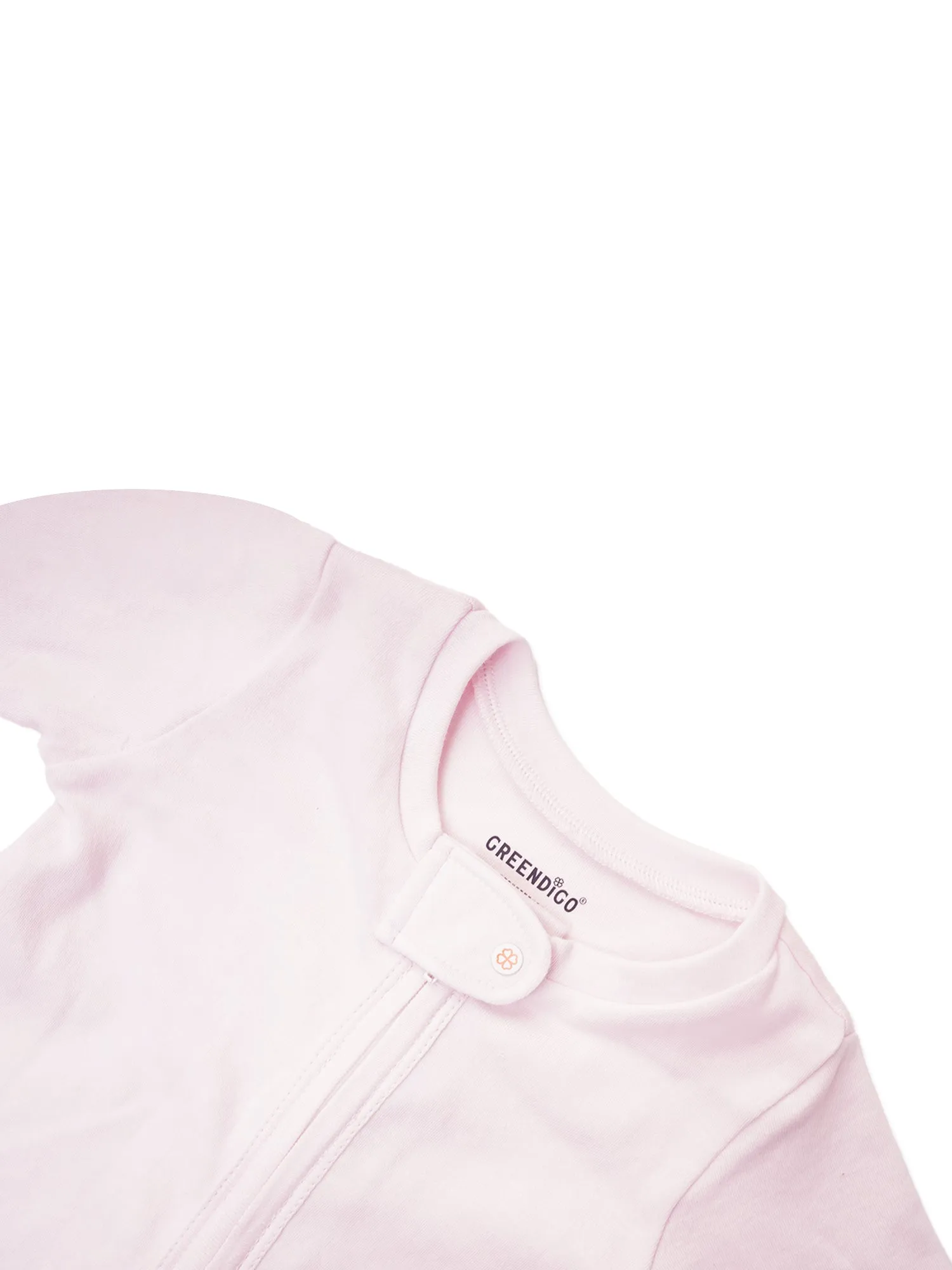 Rosy Dreams - Infant Organic Bamboo Solid Sleepsuit