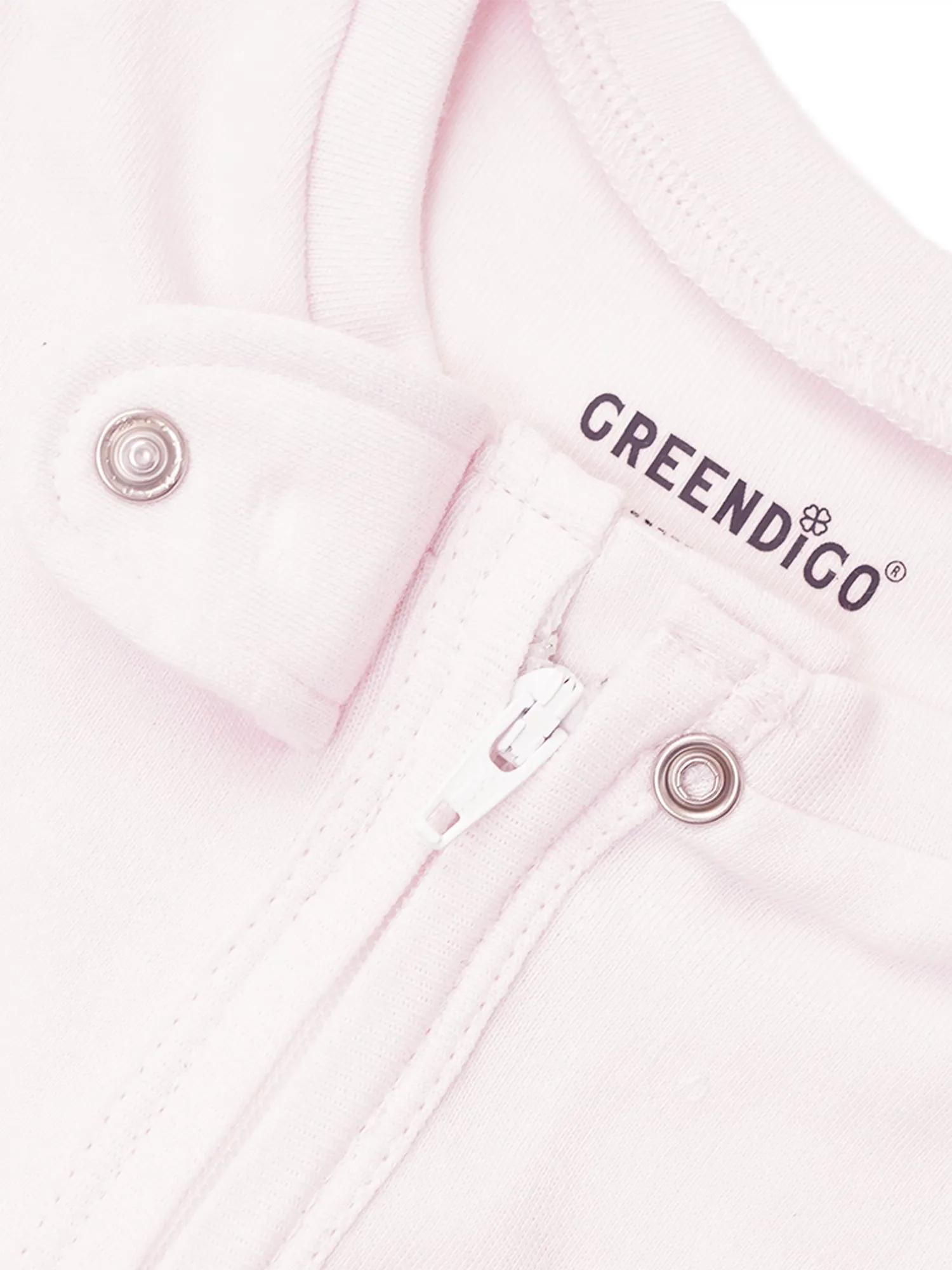 Rosy Dreams - Infant Organic Bamboo Solid Sleepsuit