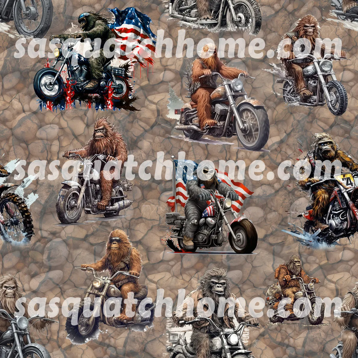 Sasquatch Bigfoot 19 DESIGNS Long Sleeved Baby Onesies