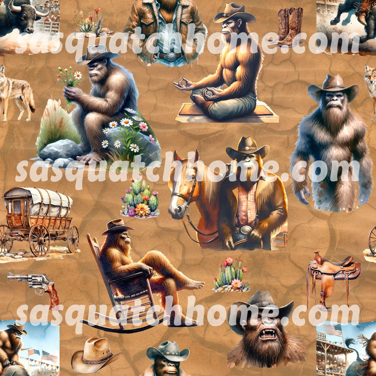 Sasquatch Bigfoot 19 DESIGNS Long Sleeved Baby Onesies