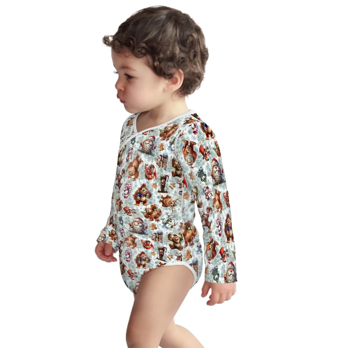 Sasquatch Bigfoot 19 DESIGNS Long Sleeved Baby Onesies